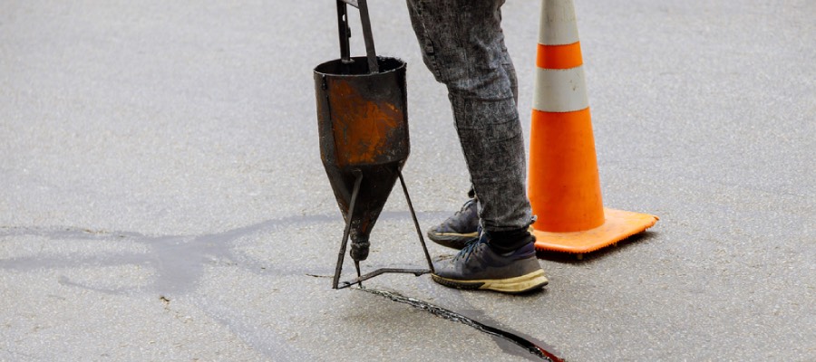 driveway crack repair