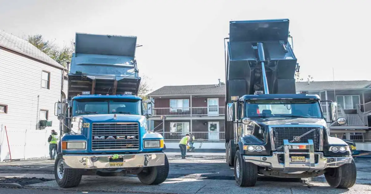 trucks for dirt hauling services